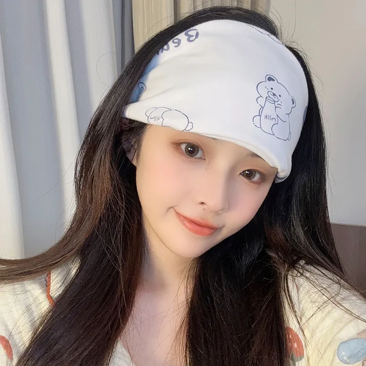 月子发带夏季薄款产妇产后发带孕妇坐月子帽防风舒适透气时尚百搭