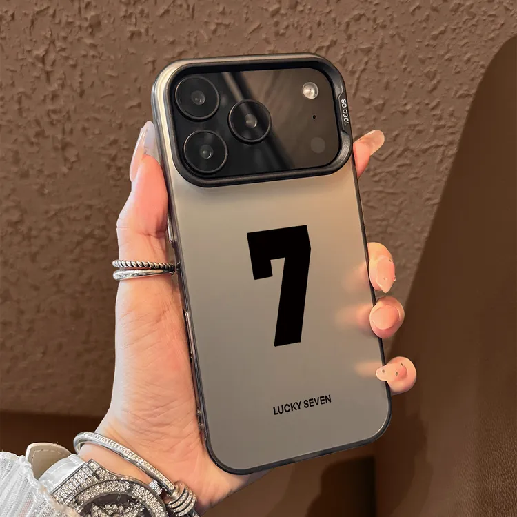 数字7适用苹果17promax手机壳iphone16pro新款高级苹果15pro防摔