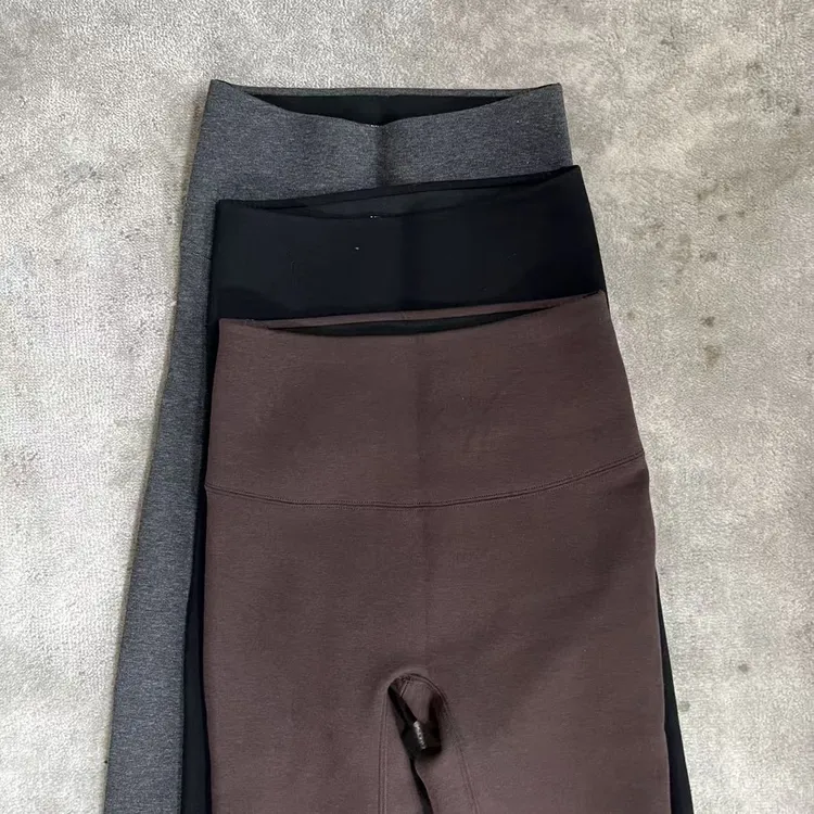 infobyfive2025秋冬新款三色加厚加绒针织棉织打底裤2EJ0904