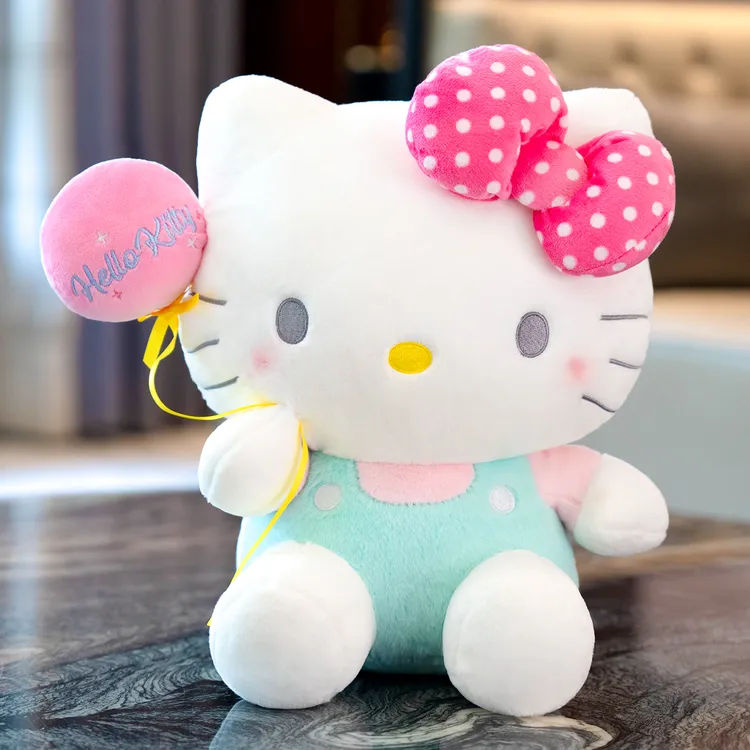 正版helloKitty公仔KT气球猫咪玩偶可爱毛绒玩具儿童女生生日礼物