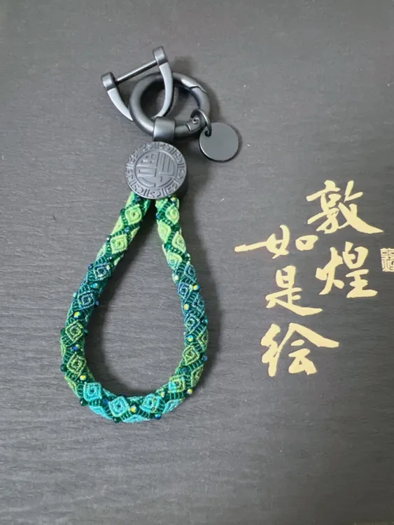 回纹钥匙扣精工纯手工编织礼物男女情侣节日青丝中国风定制车钥匙