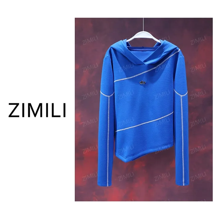 【亮哥欧货女装】冬季加厚《热感系列》高弹显瘦卫衣打底上衣6060-E2