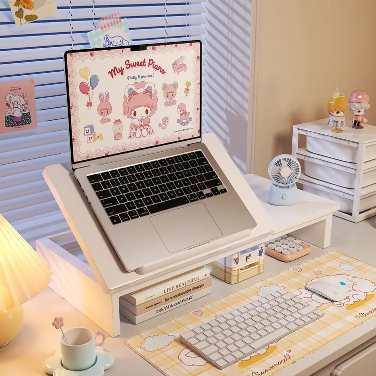 可调节笔记本支架电脑增高架置物架大学生宿舍桌面置物架收纳架