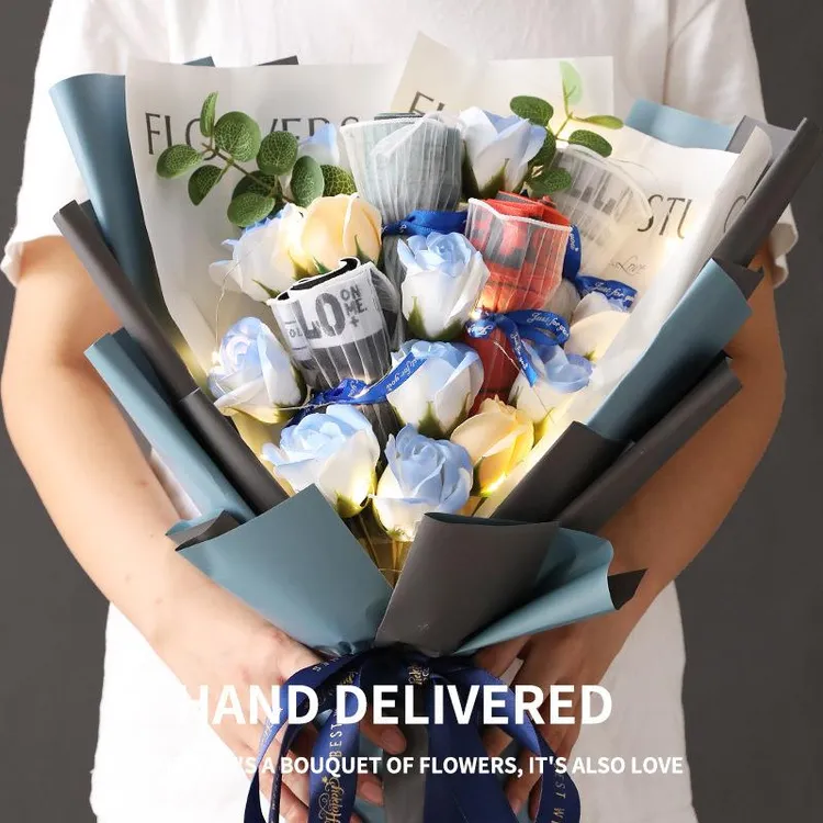 生日礼物送男友男生朋友男士老公惊喜实用内裤花束纪念七夕情人节