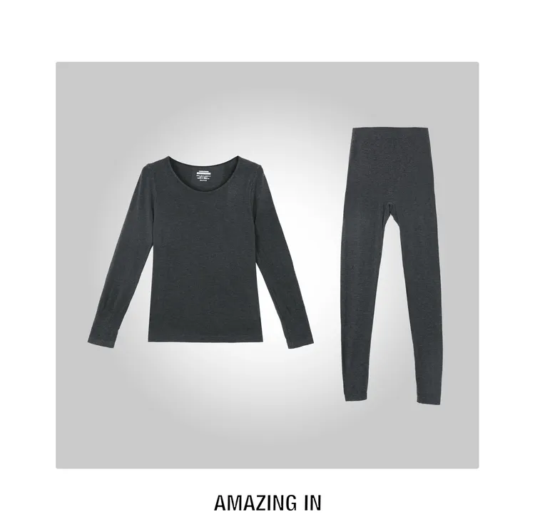 AMAZING IN | 羊毛蚕丝 | 轻柔保暖打底套装 A250930-AI59CCT6118