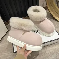 M-7时尚雪地靴女冬季加绒加厚百搭短靴女鞋时尚百搭大棉鞋子