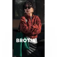 BRA 【巷陌红衫】25年秋冬氛围感厚款衬衫内搭复古红格衬衫外套