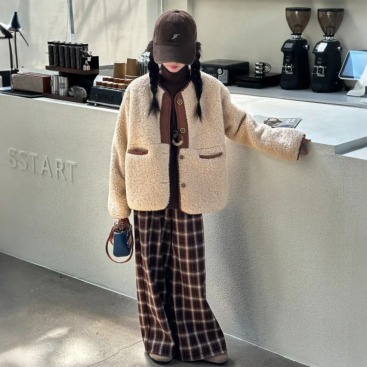 女童冬季套装2025新款洋气时尚保暖三件套6-12岁中大童秋款衣服潮