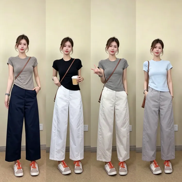 【三伏天海盐纸片裤】小个子2026夏季新款八九分休闲裤轻薄日系女裤