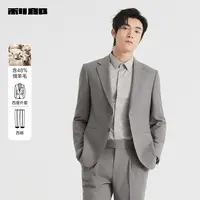 商场同款【绵羊毛】利郎官方西服婚礼套装男士2025秋季新款