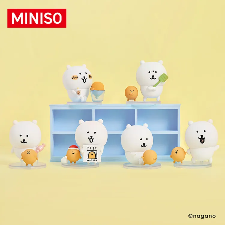 名创优品Joke Bear与鼹薯饼系列手办盲盒自嘲熊潮玩礼物可爱摆件