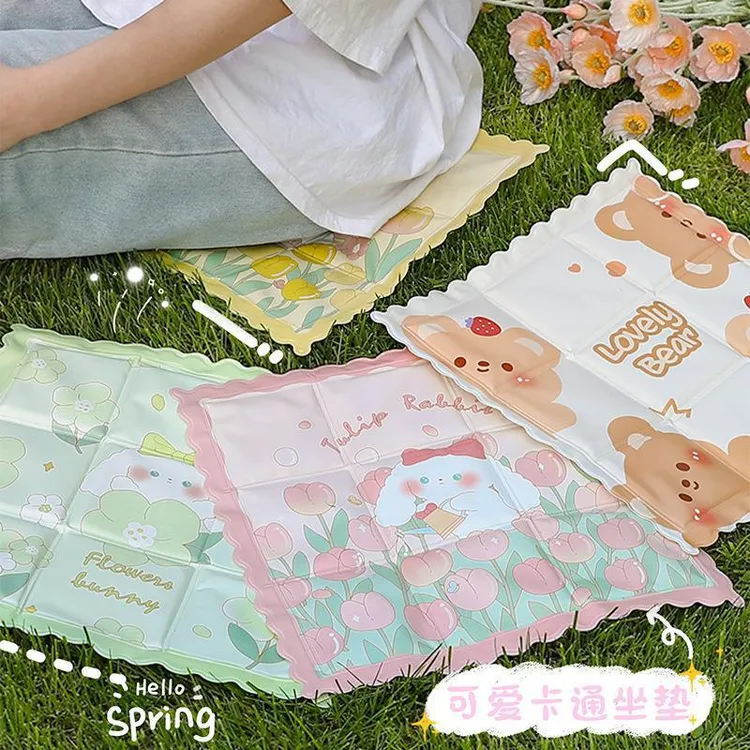 新款夏季可爱卡通冰垫办公室学生降温冰凉坐垫降温凝胶清凉散热垫