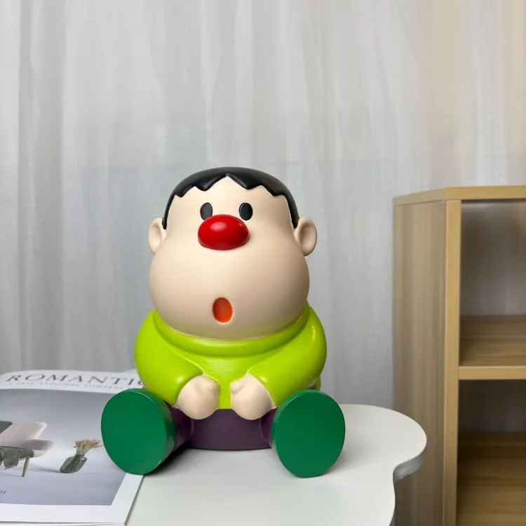 胖虎-一物多用-桌面摆件-纸巾盒网红可爱卧室创意少女心治愈系