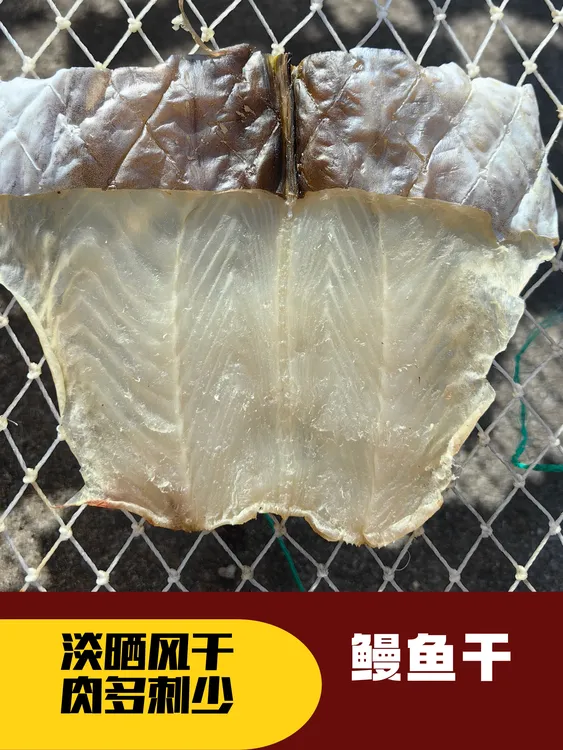 温州特产营养海鲜优质鳗鱼干大片鲜香农家自晒风干500g