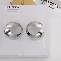 铜合金耳饰 【FELOCCA】不规则耳环冷淡风轻奢耳钉小众设计NYN-5064