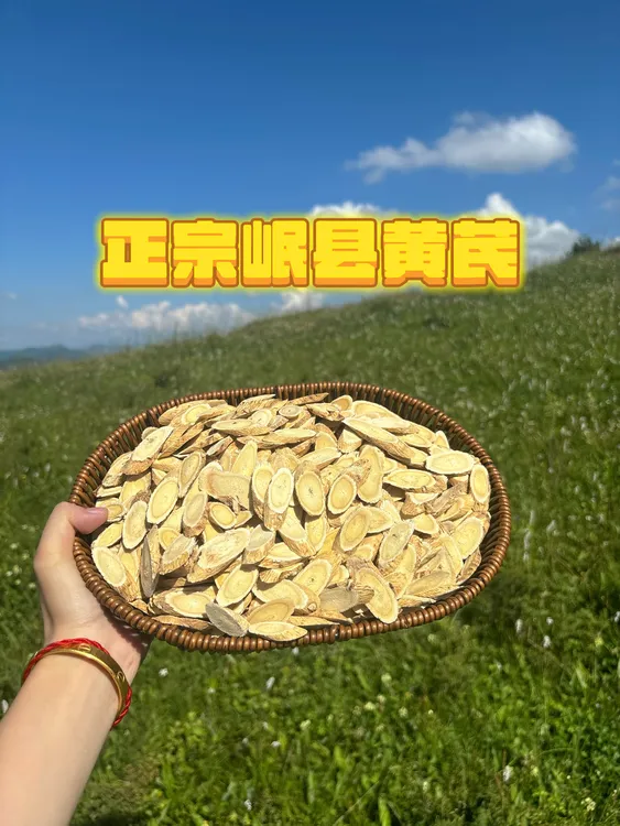 甘肃岷县原产地大片精选无硫黄芪片可泡茶煲汤黄芪产地直销甘肃