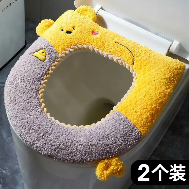 马桶垫冬季2025新款四季通用家用加绒加厚防水厕所坐便套座垫圈
