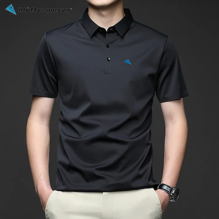 Klattermusen攀山鼠速干夏季户外运动薄款短袖t恤男polo休闲翻领