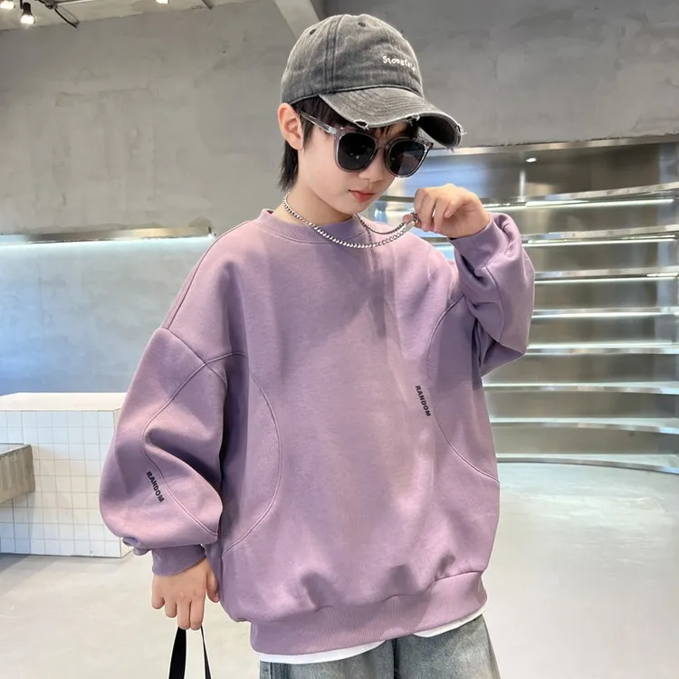 男童卫衣2025新款春秋款帅气潮儿童秋装宽松上衣男孩秋季时髦衣服