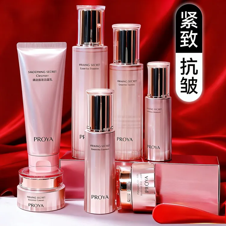 珀莱雅紧致肌密紧致保湿抗皱护肤品水乳套装化妆品组合