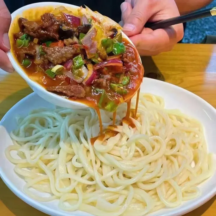 【新疆拉条子手工面】全国7仓就近发货新疆拉条子冰鲜面条奇台面粉