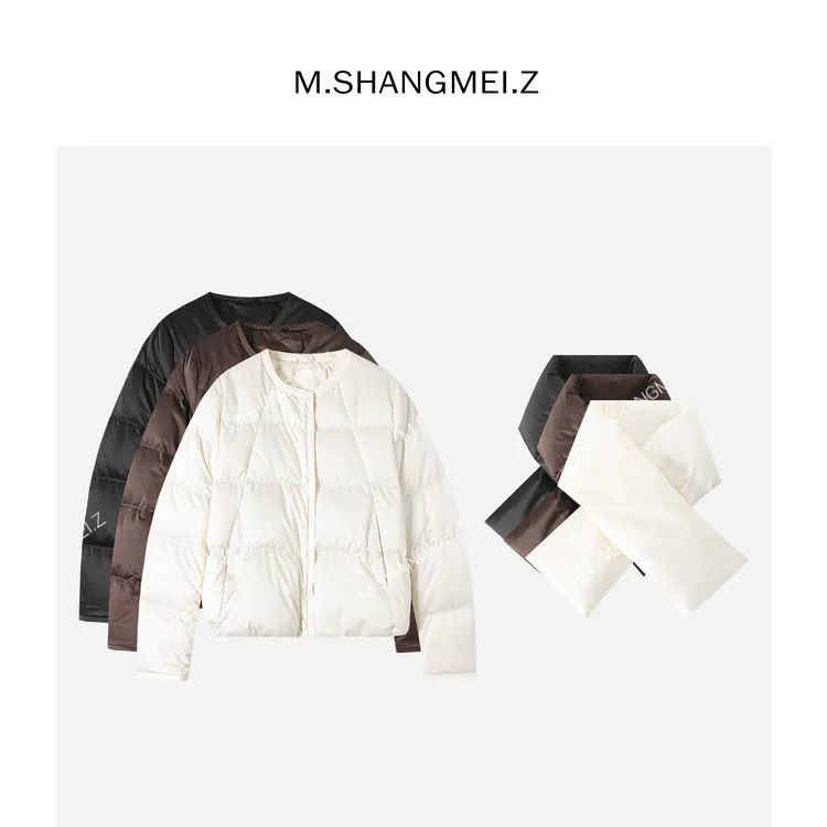 M.SHANGMEI.Z/沐熙【舒芙蕾】美大哥气质时尚加厚保暖羽绒服X103135