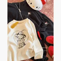 【素描Kitty】九Hihoniya~2025秋季亲子爱心Kitty天丝棉软糯长袖T