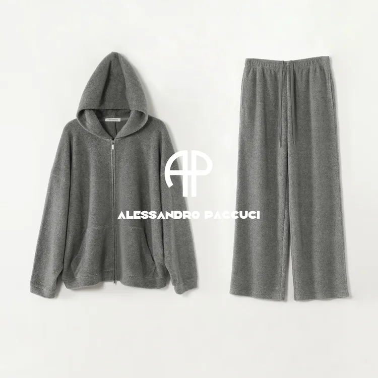 AP洛哥54280KC/43111TW【狼狗】绵羊毛+莱赛尔休闲长裤/卫衣套装