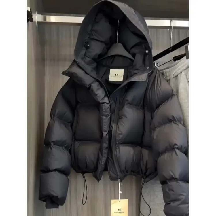 巨好看2025新款韩系加厚保暖棉袄棉服冬装夹棉短款小个子黑色外套