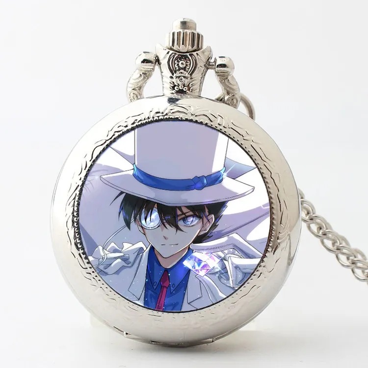 动漫怪盗基德主题怀表表挂表学生毕业礼物少女时尚可爱复古怀表