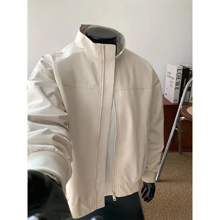 冬季男款棉服2025新款短款立领机车服外套时尚潮流防寒飞行夹克男