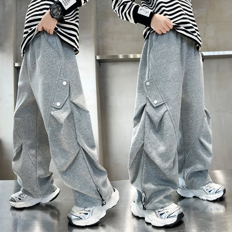 男童裤子春秋款潮帅气时髦洋气卫裤男孩秋装长裤儿童休闲运动裤潮