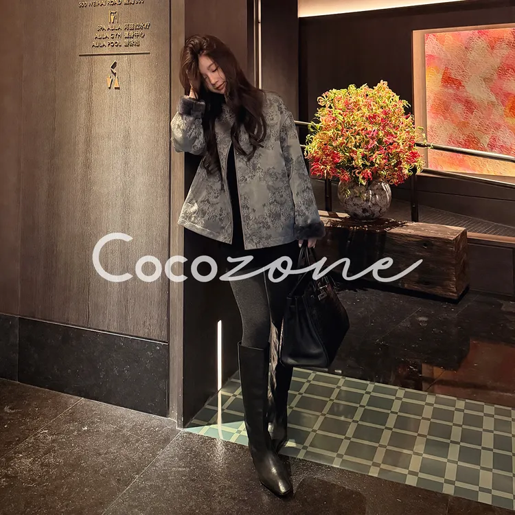 COCO ZONE 刘 一一 土耳其进口100羊毛革皮草CD2A3301