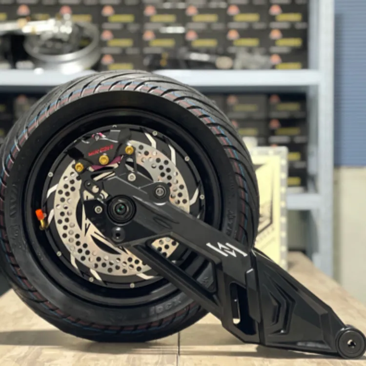 极核AE4后轮直上套装全顺电机HH剑影平叉后轮一整套改装12寸