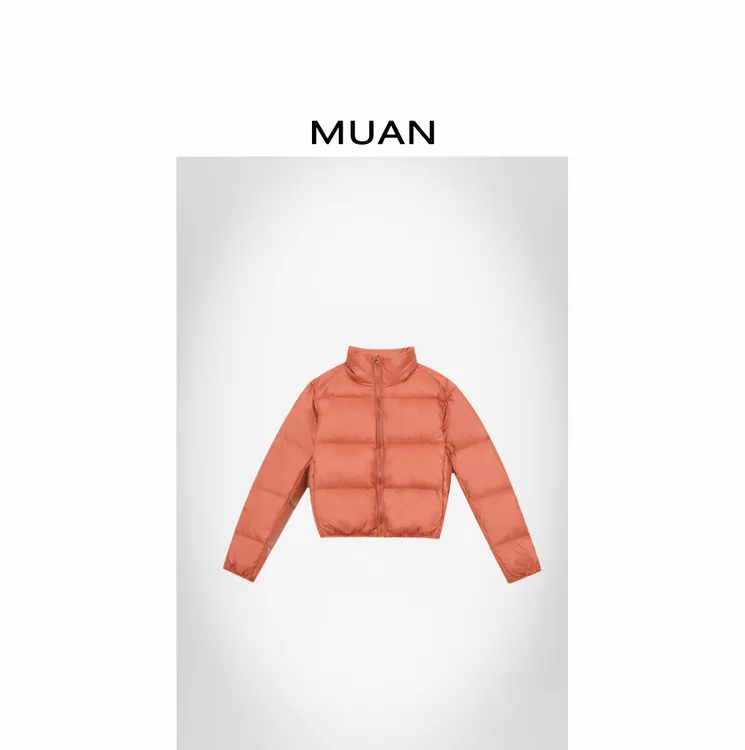 木岸MUAN：《解放橘郡鹅绒服》定制90白鹅羽绒服外套D-MJ-F8631-1