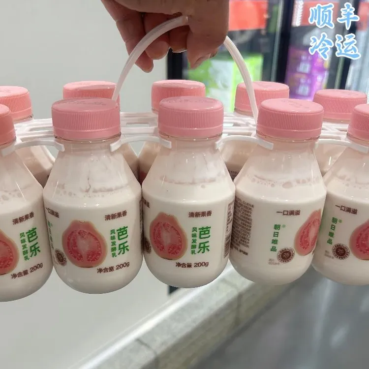 上海山姆超市代购新品朝日唯品芭乐风味发酵乳200g*10瓶 顺丰冷运