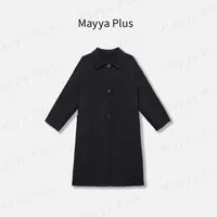 【温哥华】Mayya Plus麦芽定制高级感绵羊毛百搭大衣女外套32537338