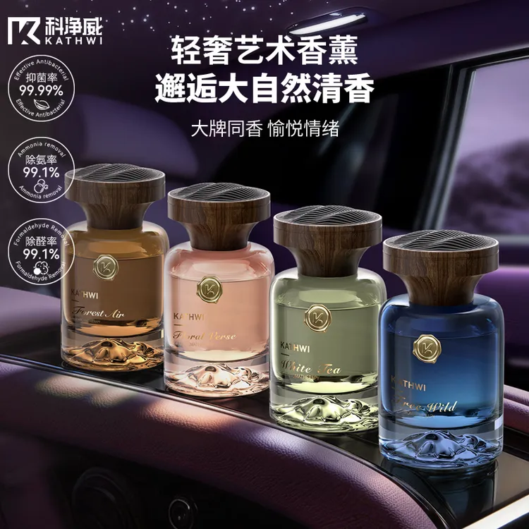 科净威【观山香薰】轻奢质感车载香薰清除味摆件持久高级香水商品图