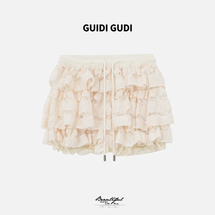 GUIDI GUDI【一个人的冒险】气质休闲百搭时尚短半裙