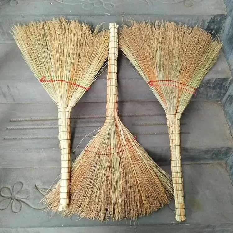 金丝苗高粱苗加厚扫帚特厚扫地笤帚家用学校环卫工厂工地扫把