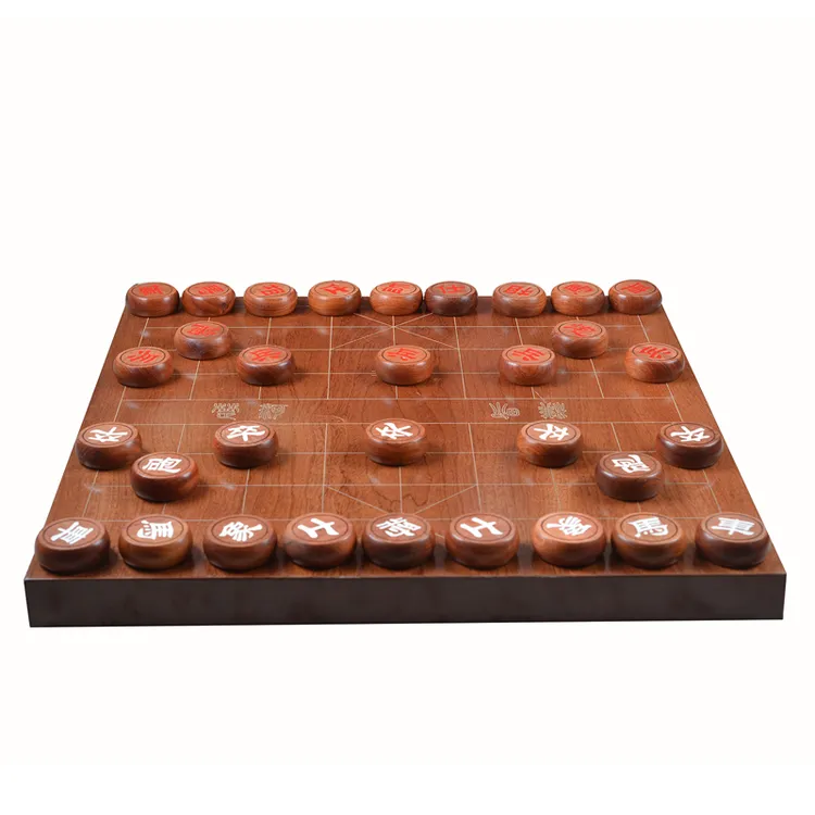特大号花梨木象棋盘6公分大号棋子专业盘整木不拼接送超大号象棋