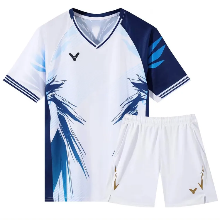 新款李梓嘉羽毛球服大赛服同款短袖速干吸汗运动T恤比赛透气球衣