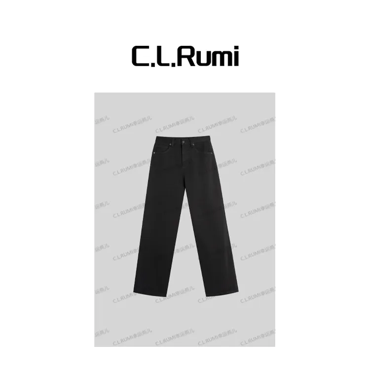 【Rumi精选】“加绒小黑管”秋冬百搭经典显瘦四面弹磨毛牛仔裤7263kz