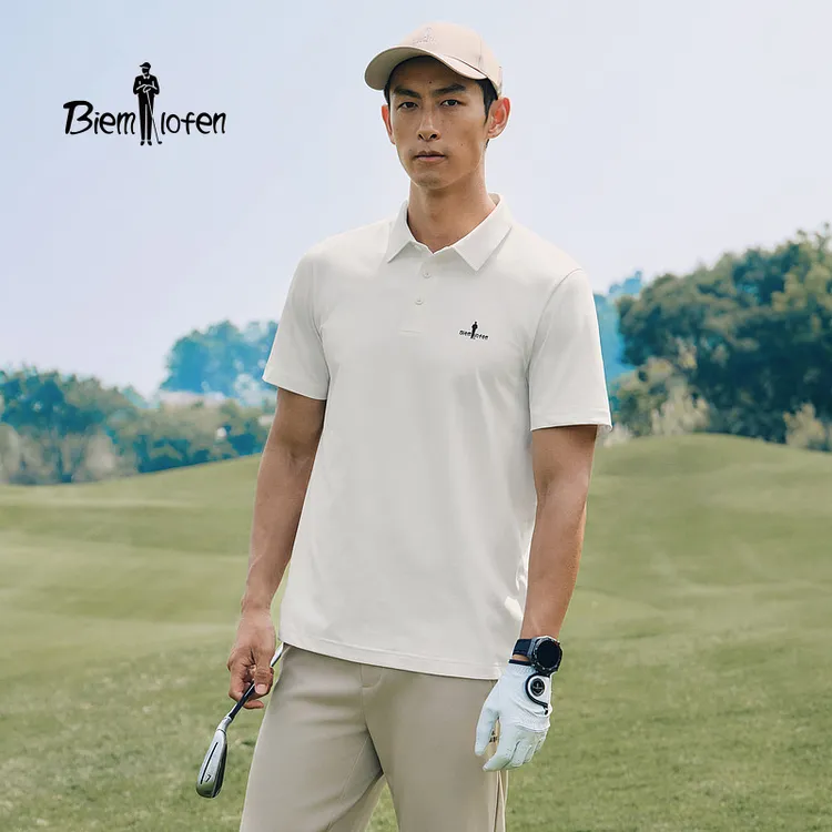 【极境防晒T】比音勒芬2026春夏新款男士休闲防汗迹高尔夫POLO衫