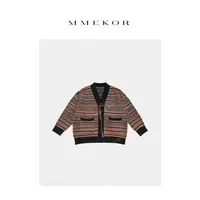 MMEKOR“彩虹乐园”毛衣 2025新款秋款摩登街头时髦上衣 30752