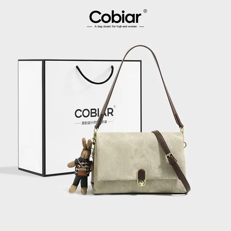 Cobiar小众简约腋下包包女士2025新款高级感大容量通勤单肩斜挎包