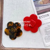 【阿敲】A2162~玳瑁色发夹新款高端醋酸花朵抓夹侧边头饰-麦穗头饰