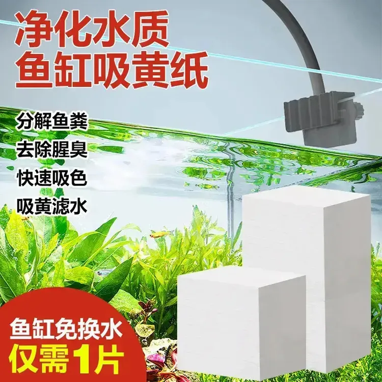 【养鱼必备】鱼缸吸黄纸快速去水黄吸附杂质无残留MDA汽车防虫网商品图