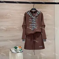 【宠粉价】设计师重工春秋新款钉珠时尚气质百搭套装TZ-373