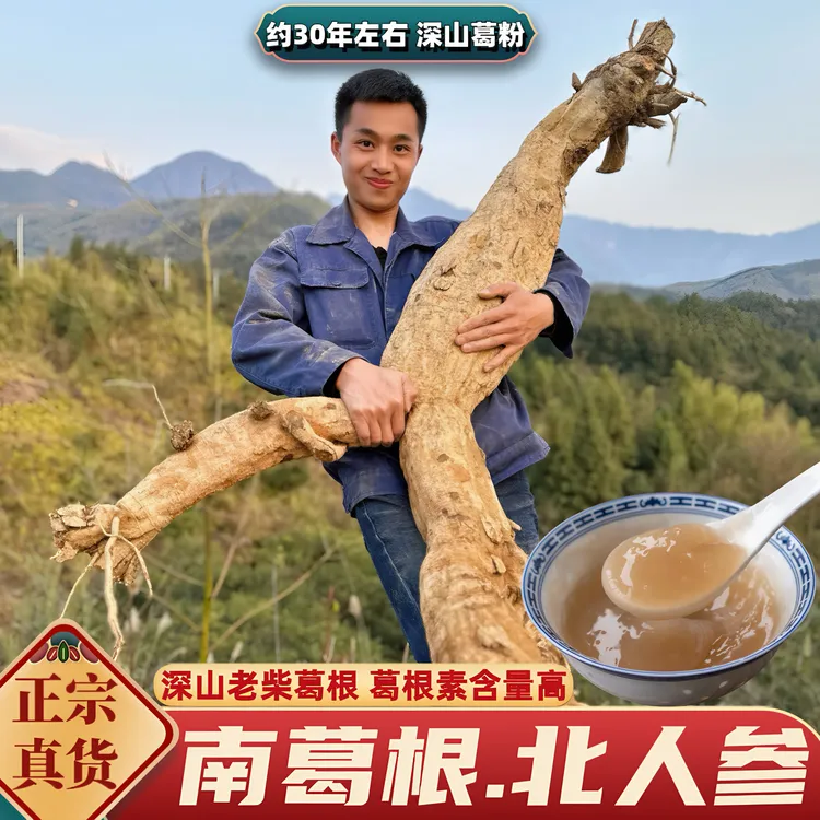 【正宗柴葛根粉】甄选深山老柴葛传统古法制作纯正葛粉营养美味代餐